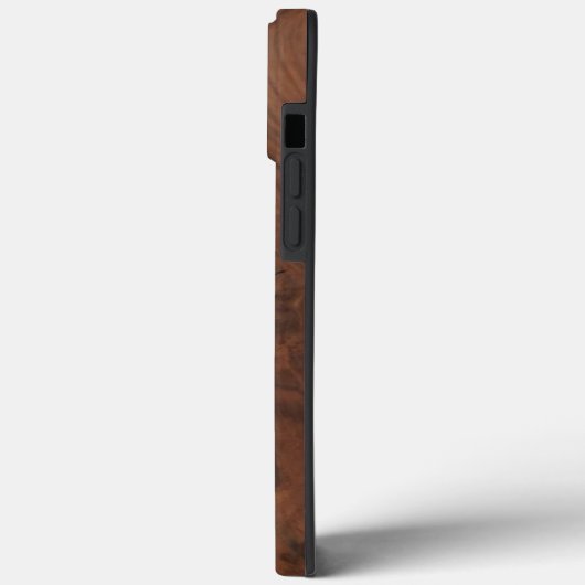 Donkere Walnut blik Case-Mate iPhone Case (Achterkant / Links)