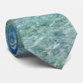 Donkere wateren stropdas (Opgerold)