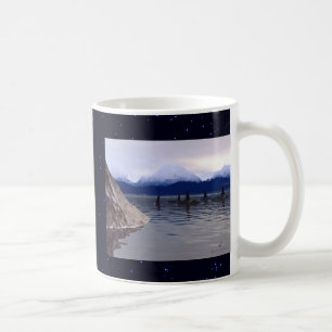 Donkere waterorca koffiemok