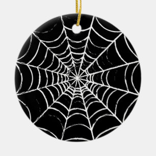 Donkere Web Keramisch Ornament