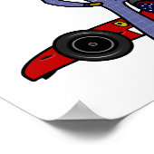 Donkere wielrenauto poster (Hoek)