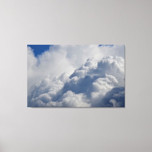 Donkere wolken Sky Foto Canvas Afdruk (Voorkant)