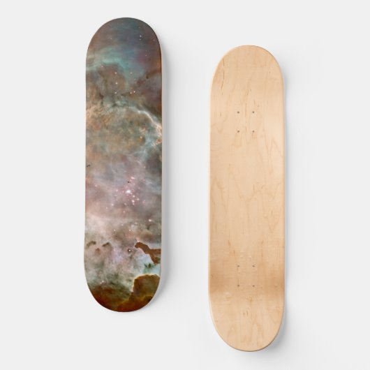 Donkere wolken van Carina Nebula Hubble Space Skateboard (Voorkant)