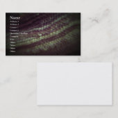 Donkere wollen Visitekaartje (Voorkant / Achterkant)