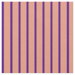 Donkere zalm en indigostriped patroon stof
