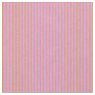 Donkere zalm en plum gekleurd striped pattern stof