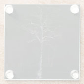 Donkere zijde 3 coastercna glazen onderzetter (Achterkant)