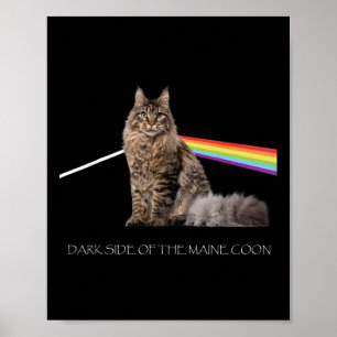 Donkere zijde van de muntdekplaat poster