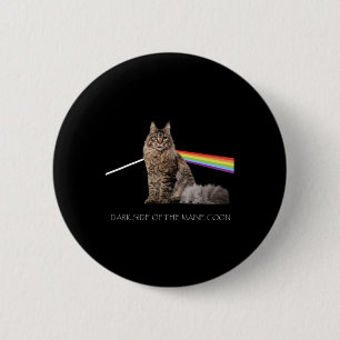 Donkere zijde van de muntdekplaat ronde button 5,7 cm