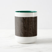 donkergekleurde houten Mok (Center)