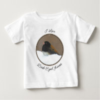 Donkergelige Junco-schildering - Oorspronkelijke v