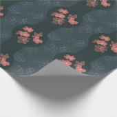 Donkergothisch Roos Cadeaupapier (Hoek)