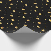 Donkergoud Cadeaupapier (Hoek)