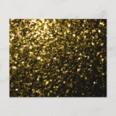 Donkergoud geel faux glitter sparkles papier (Voorkant)