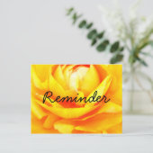 Donkergouden herinnering briefkaart (Staand voorkant)