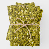 Donkergoudgele nevel inpakpapier vel (In situ)