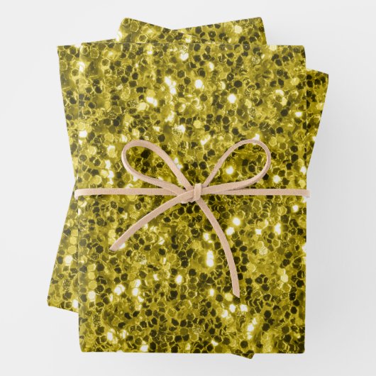 Donkergoudgele nevel inpakpapier vel (In situ)