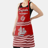 Donkergrijs en Schuur Rood Schort (Insitu)