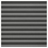 Donkergrijs en zwart gekleurd lijnpatroon stof (Swatch)