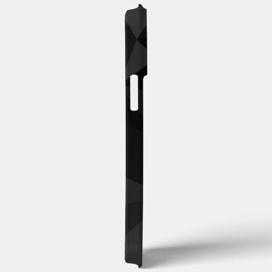 Donkergrijs en zwart geometrisch maaspatroon Case-Mate iPhone case (Achterkant / Rechts)