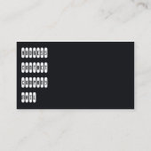 Donkergrijs gekleurd Visitekaartje met spierauto (Achterkant)