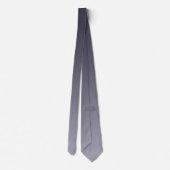 Donkergrijs maanlicht ombre stropdas (Achterkant)