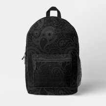Donkergrijs Paisley