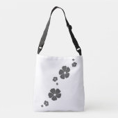 Donkergrijze lentevloeren Tas (Achterkant)