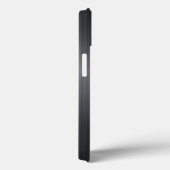 Donkergrijze naald-geborsteld aluminium achtergron Case-Mate iPhone case (Achterkant / Rechts)