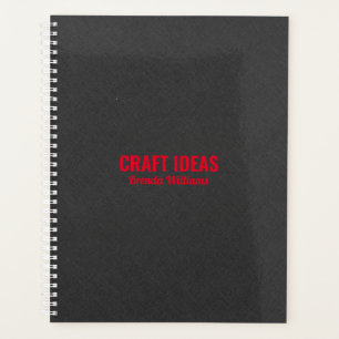 Donkergrijze smeltextuur planner