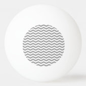 Donkergrijze witte Chevron Zig-Zag Pattern Tn Pingpongballen (Voorkant)