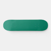 Donkergroen blauw stevig kleurenontwerp skateboard (Horizontaal)
