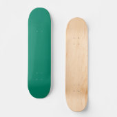 Donkergroen blauw stevig kleurenontwerp skateboard (Voorkant)