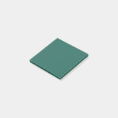 Donkergroen blauw (vaste kleur) post-it® notes (Schuin)