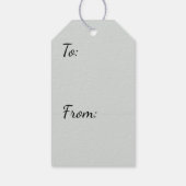 Donkergroen Cadeaulabel (Achterkant)
