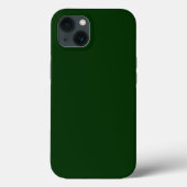 Donkergroen Case-Mate iPhone Case (Achterkant)