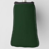 Donkergroen getextureerd golfheadcover (Draai 90)