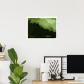 Donkergroen landschap poster (Thuiskantoor)