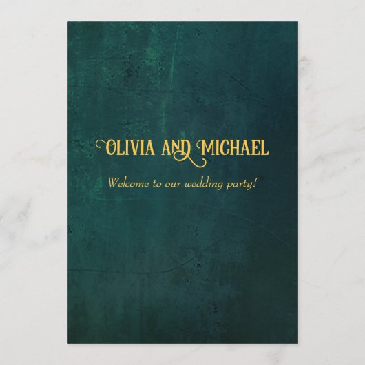  donkergroen menu (Achterkant)