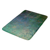 Donkergroene en blauwe alcoholinkt Abstract Badmat (Gekanteld)