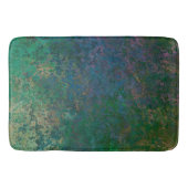 Donkergroene en blauwe alcoholinkt Abstract Badmat (Voorkant)