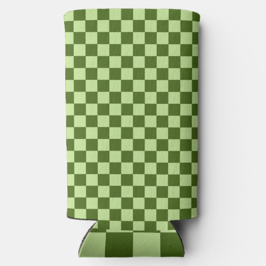 Donkergroene en lichtgroene cheques (Achterkant)