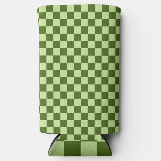 Donkergroene en lichtgroene cheques (Voorkant)