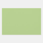 Donkergroene en lichtgroene cheques inpakpapier vel (Voorkant 2)