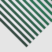Donkergroene en witte strepen tissuepapier (Detail)