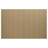 Donkergroene en zalmlijnen stof (Yard (91,4 cm))
