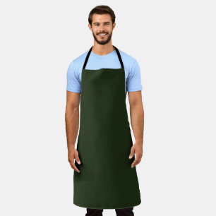 DONKERGROENE Grote Chef Craft Schort