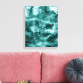 Donkergroene marmertextuur canvas afdruk (Insitu (Woonkamer))