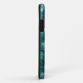 Donkergroene marmertextuur Case-Mate iPhone case (Achterkant/rechts)