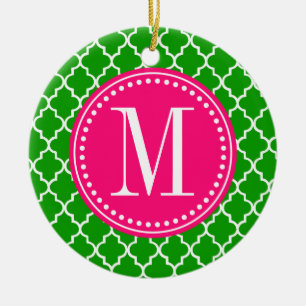 Donkergroene Marokkaanse tegels, met speciale aand Keramisch Ornament